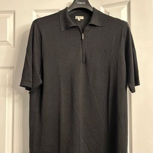 Mens jersey polo shirt